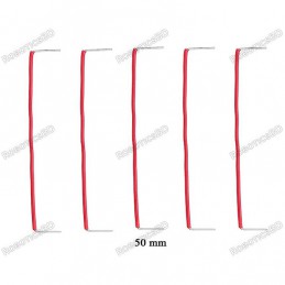 50mm U-Shaped Solderless Breadboard Jumper Cable (Pack of 5) Robotics Bangladesh