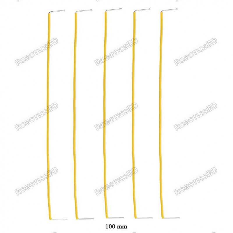 100mm U-Shaped Solderless Breadboard Jumper Cable (Pack of 5) Robotics Bangladesh 100mm U-Shaped Solderless Breadboard Jumper Cable (Pack of 5) Robotics Bangladesh