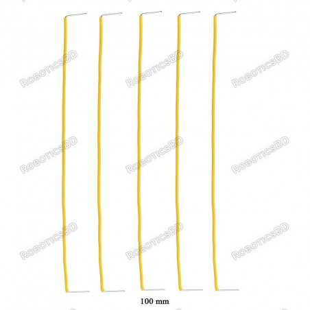 100mm U-Shaped Solderless Breadboard Jumper Cable (Pack of 5) Robotics Bangladesh