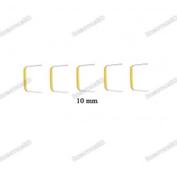 10mm - 12mm U-Shaped Solderless Breadboard Jumper Cable (Pack of 5) Robotics Bangladesh