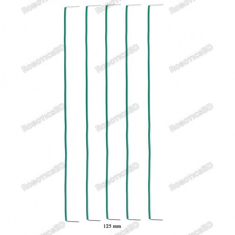 125mm U-Shaped Solderless Breadboard Jumper Cable (Pack of 5) Robotics Bangladesh 125mm U-Shaped Solderless Breadboard Jumper Cable (Pack of 5) Robotics Bangladesh