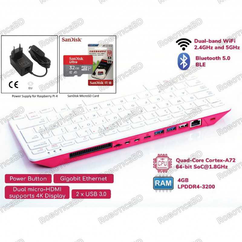 Raspberry Pi 400 4GB RAM Complete Set Robotics Bangladesh Raspberry Pi 400 4GB RAM Complete Set Robotics Bangladesh
