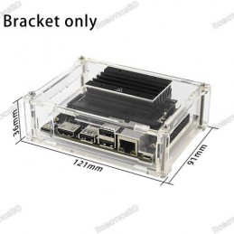 Acrylic Case Box with Cooling Fan for NVIDIA Jetson Nano Robotics Bangladesh