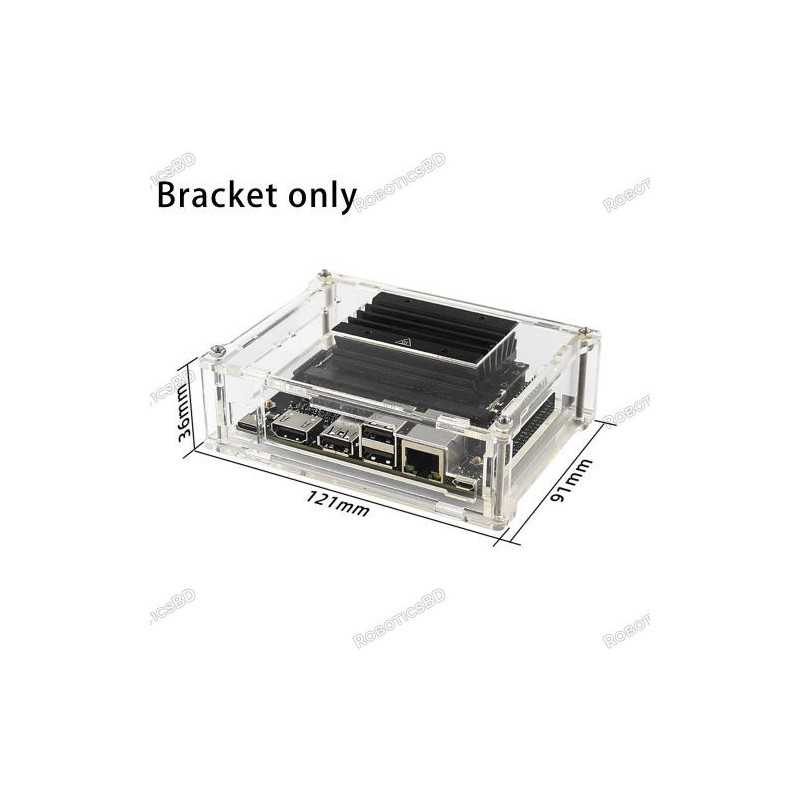 Acrylic Case Box with Cooling Fan for NVIDIA Jetson Nano Robotics Bangladesh Acrylic Case Box with Cooling Fan for NVIDIA Jetson Nano Robotics Bangladesh
