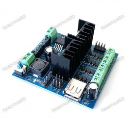 L298N PCB Driver Module Quad High-Power 4-Channel Smart Auto Motor Driving Board Robotics Bangladesh
