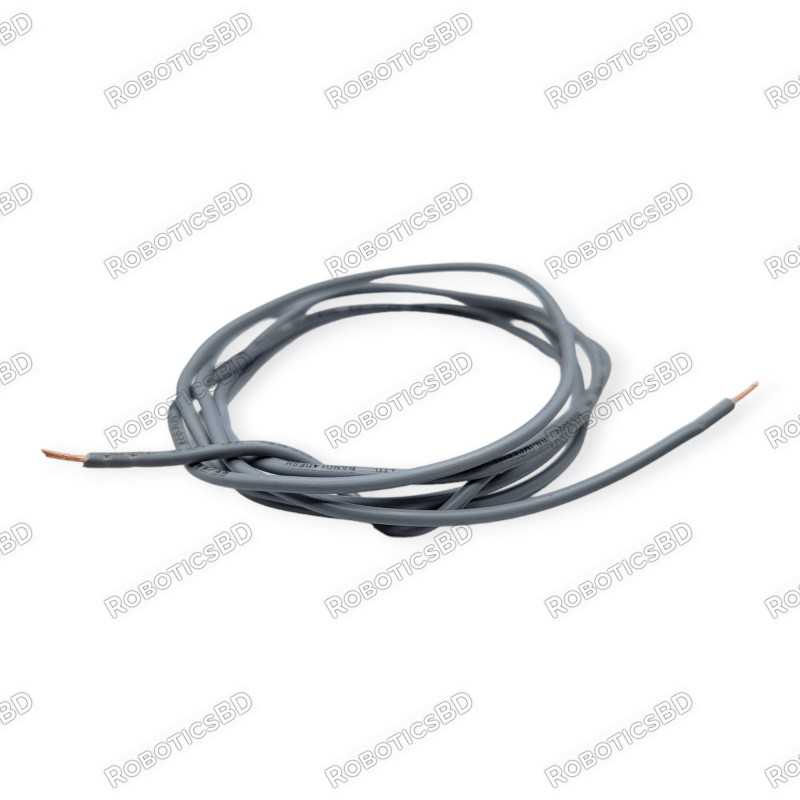 1 Meter Electrical Flexible Cable/ Wire - Grey Robotics Bangladesh 1 Meter Electrical Flexible Cable/ Wire - Grey Robotics Bangladesh