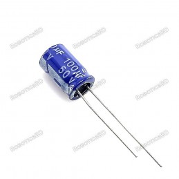 Wisdom Vent Capacitor 50v 100uf Robotics Bangladesh