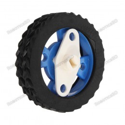 1 pcs Smart Robot Rubber Wheel Support Stepper Motor and DC Motor Robotics Bangladesh