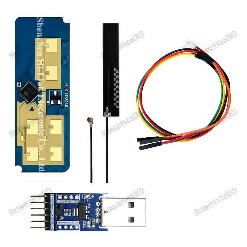 Mini HLK-LD2450 24G Smart Home Motion Target Tracking Radar Sensor Module Kit Robotics Bangladesh