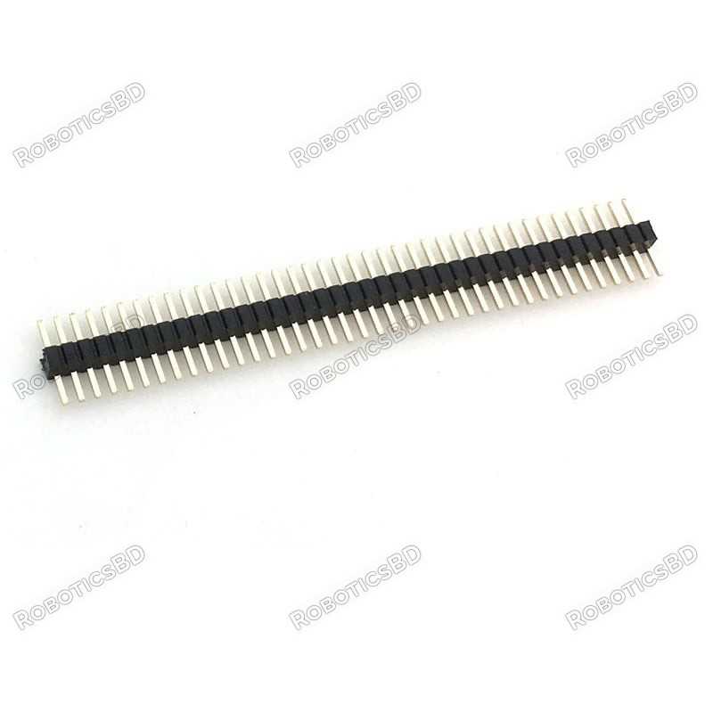 1.27mm 1×40 Pin Male Single Row Pin Header Strip Robotics Bangladesh 1.27mm 1×40 Pin Male Single Row Pin Header Strip Robotics Bangladesh