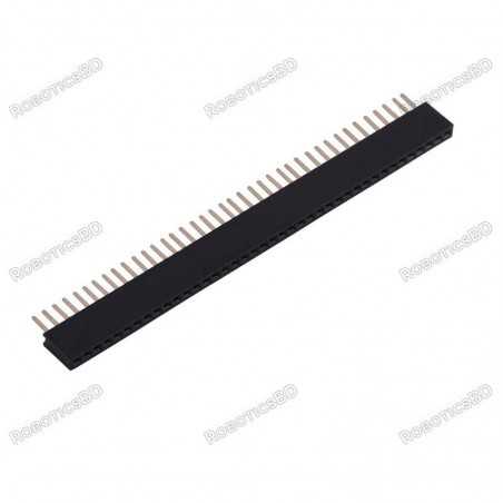 1.27mm 1×40 Pin Female Single Row Pin Header Strip Robotics Bangladesh
