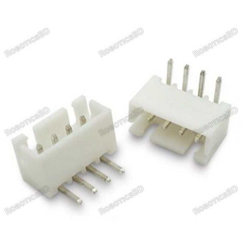 JST PH 2mm 4-pin Vertical Connector Male Socket Robotics Bangladesh JST PH 2mm 4-pin Vertical Connector Male Socket Robotics Bangladesh