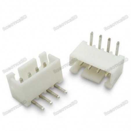 JST PH 2mm 4-pin Vertical Connector Male Socket Robotics Bangladesh