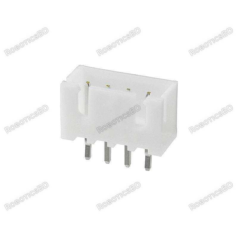 JST PH 2mm 4-pin Straight Connector Male Socket Robotics Bangladesh JST PH 2mm 4-pin Straight Connector Male Socket Robotics Bangladesh