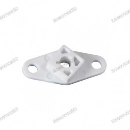 White Frame Connector Tabs For Robot  Car Motor Shaft Wheel 5mm D Hole Robotics Bangladesh