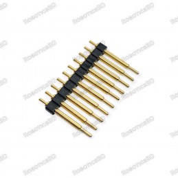 15mm Spring Loaded Through Hole Inline Pogo Pin Header 2.