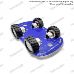 4WD N20 Gear Motor Chassis Robotics Bangladesh