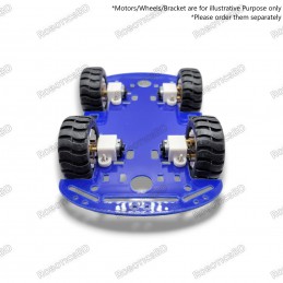 4WD N20 Gear Motor Chassis Robotics Bangladesh