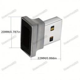 USB Fingerprint Reader for Windows 10 Hello Biometric Scanner for PC Robotics Bangladesh