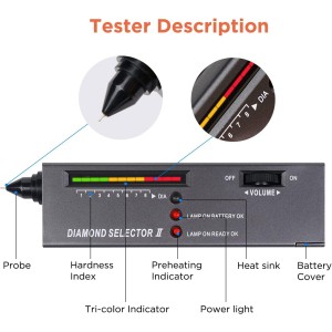 Portable Diamond Tester II V2 Selector Gemstone Jewelry Gems Tool with Case Robotics Bangladesh