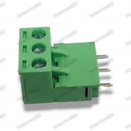 Plug In Type Screw Terminal Connector 3 Pin 5.08mm Pitch Set M+F Straight Male Connector Robotics Bangladesh