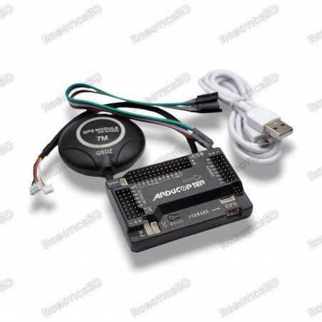 Arducopter APM 2.8 Flight Controller + Ublox NEO 7M GPS with Compass Robotics Bangladesh