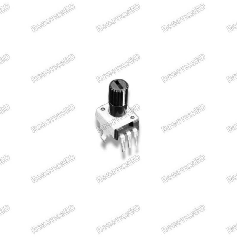 Potentiometer with Built In Knob - 10K ohm Robotics Bangladesh Potentiometer with Built In Knob - 10K ohm Robotics Bangladesh