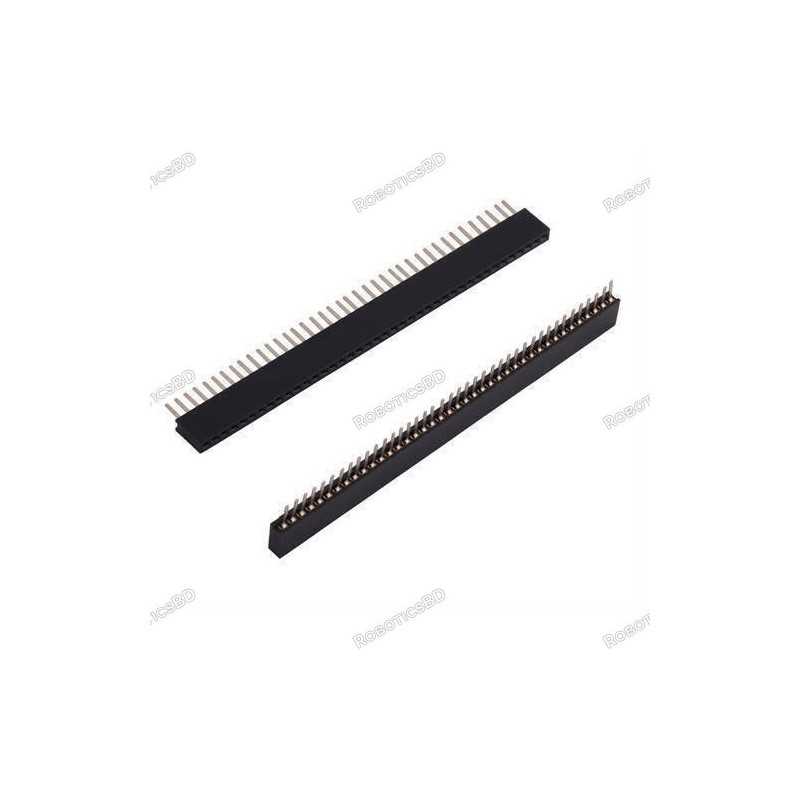 2mm Pitch 40Pin Female Pin Header Socket Strip Connector Robotics Bangladesh 2mm Pitch 40Pin Female Pin Header Socket Strip Connector Robotics Bangladesh