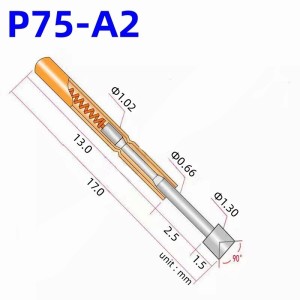 Spring Test Probe Pogo Pin P75-A2 Solder Cupped Head Robotics Bangladesh