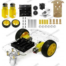 2WD Wheel Drive Mobile Robot Platform Chassis Robotics Bangladesh