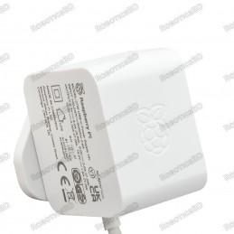 Official 27W USB-C PD Power Supply for Raspberry Pi 5- White Robotics Bangladesh