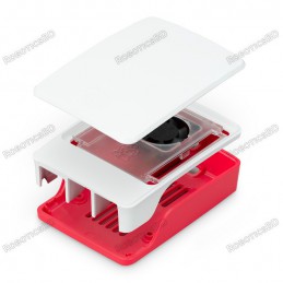 Raspberry Pi 5 Case - Red-White Robotics Bangladesh