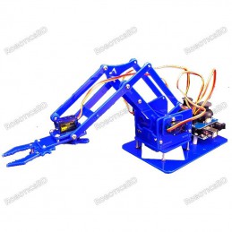 4 DOF Robotic Arm Acrylic DIY Unassembled Robotics Bangladesh