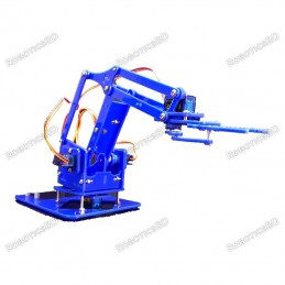 4 DOF Robotic Arm Acrylic DIY Unassembled Robotics Bangladesh