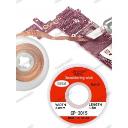 Desoldering Braid Solder Remover Wick 3mm Robotics Bangladesh