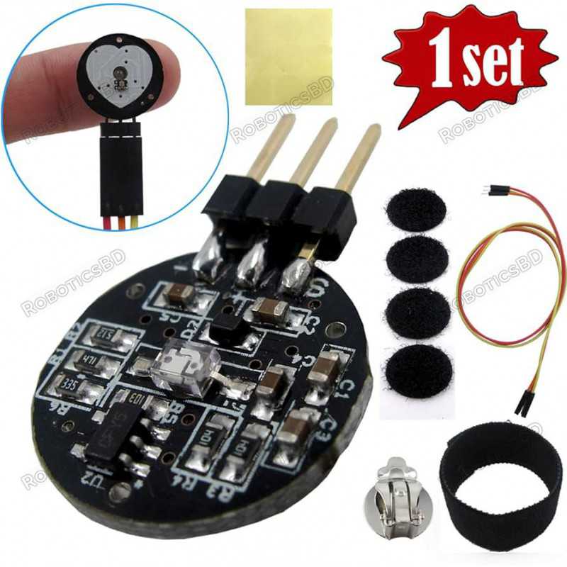 Pulse Heart Rate Sensor Kit For Arduino Robotics Bangladesh Pulse Heart Rate Sensor Kit For Arduino Robotics Bangladesh