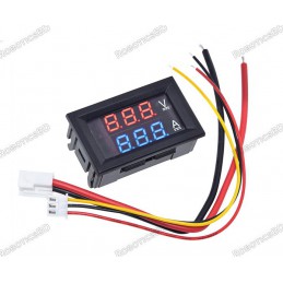 Dual Display 0-100V / 0-10A Panel Meter Robotics Bangladesh