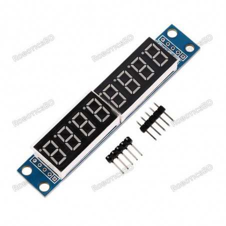 MAX7219 8 Digit Led Tube Display Control Module Robotics Bangladesh