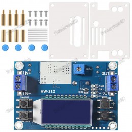 Buck Converter CC CV 1.2V-32V 5A Adjustable Regulated Power Supply Voltmeter Ammeter DIY Kit Robotics Bangladesh