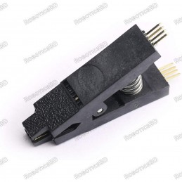 Programmer Testing IC Test Clip Black SOIC8/SOP8 Flash Chip IC Test Clamp Robotics Bangladesh