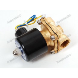 Brass Liquid Solenoid Valve - 12V - 1/2 NPS Robotics Bangladesh