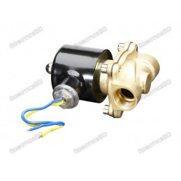 Brass Liquid Solenoid Valve - 12V - 1/2 NPS Robotics Bangladesh