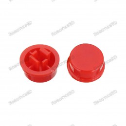 12 x 12mm Tact Tactile Switches Cap Round Push Button Cover Robotics Bangladesh