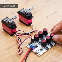 Hiwonder 6 Channel Digital Servo Tester with Over-Current Protection Robotics Bangladesh