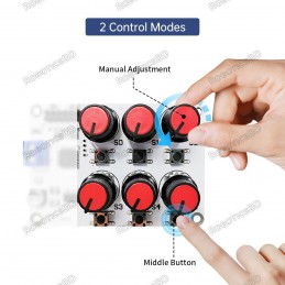 Hiwonder 6 Channel Digital Servo Tester with Over-Current Protection Robotics Bangladesh