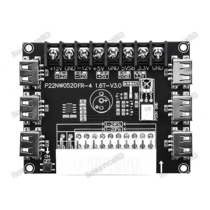 ATX Power Supply Breakout Board Robotics Bangladesh ATX Power Supply Breakout Board Robotics Bangladesh
