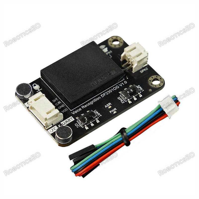 Gravity: Offline Language Learning Voice Recognition Sensor for Arduino / Raspberry Pi / Python / ESP32 - I2C & UART Robotics Gravity: Offline Language Learning Voice Recognition Sensor for Arduino / Raspberry Pi / Python / ESP32 - I2C & UART Robotics