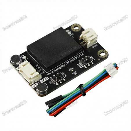 Gravity: Offline Language Learning Voice Recognition Sensor for Arduino / Raspberry Pi / Python / ESP32 - I2C & UART Robotics