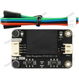 Gravity: Offline Language Learning Voice Recognition Sensor for Arduino / Raspberry Pi / Python / ESP32 - I2C & UART Robotics