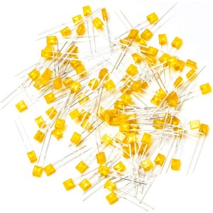 Yellow LED rectangular 2x5x7mm Robotics Bangladesh